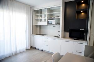 Kuchyňa alebo kuchynka v ubytovaní Hotel Luz de Luna