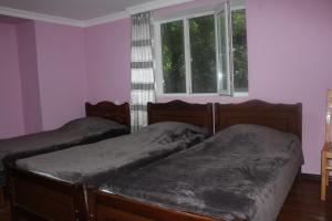 Voodi või voodid majutusasutuse Borjomi Makvala's Guest House toas