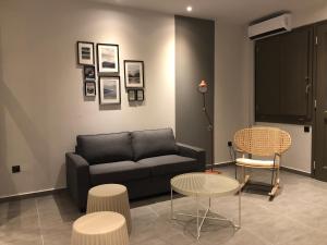 Area soggiorno di siviri suites