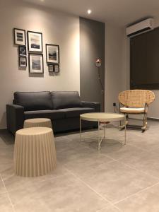 Area soggiorno di siviri suites