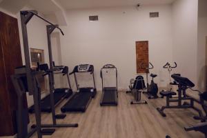 Fitness centrum a/nebo fitness zařízení v ubytování Hotel Pinocchio