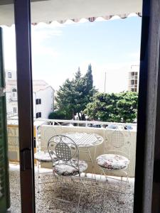 Balkón nebo terasa v ubytování Apartments Mira
