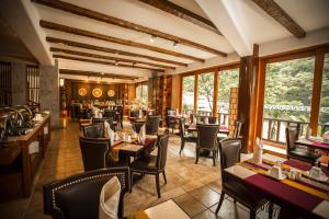 Restaurace v ubytování Sumaq Machu Picchu Hotel