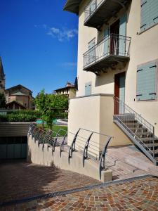 Balkón nebo terasa v ubytování Casa Vacanza Ex Pretura Vallelaghi