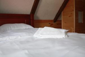 Voodi või voodid majutusasutuse Apartmani Prisoje toas
