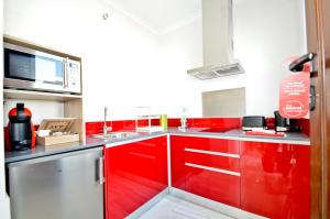Küche/Küchenzeile in der Unterkunft The Zentral Arenal Suites