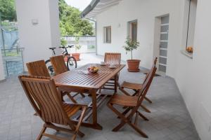 Balkón alebo terasa v ubytovaní Exclusive Suites Riva
