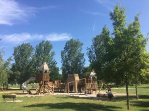 a playground in a park with a slide at I Tre Arcangeli LT in Verona