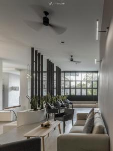 Carnation Residence的休息区