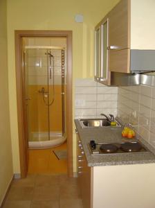 A kitchen or kitchenette at Apartments & rooms Ana Sukosan