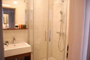 Kúpeľňa v ubytovaní Hotel Metropol
