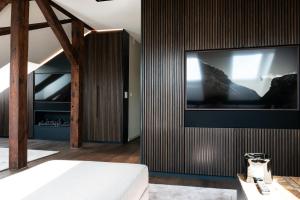 Postel nebo postele na pokoji v ubytování Le Bijou LQ80 Jacuzzi Penthouse