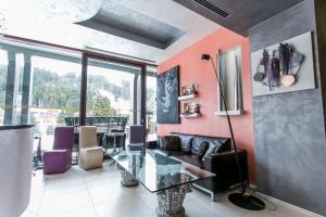 Area soggiorno di Design Oberosler Hotel