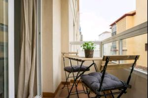A balcony or terrace at Apartamento MINAGA 1