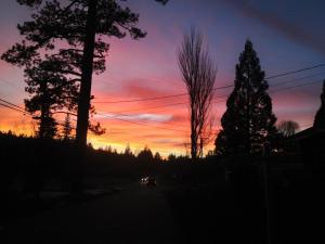 The sunrise or sunset as seen from Az apartmant or nearby