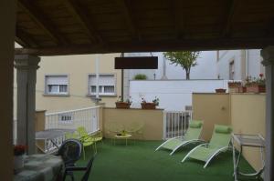 A balcony or terrace at Ultreia