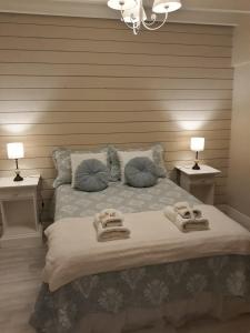 Postel nebo postele na pokoji v ubytování Ailen De Los Andes