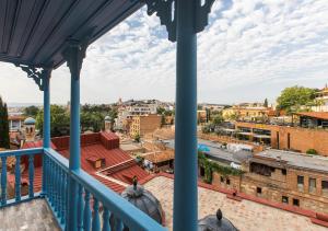 Balkón nebo terasa v ubytování Hotel Khokhobi Old Tbilisi