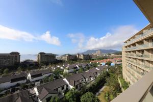 山景或在公寓看到的山景