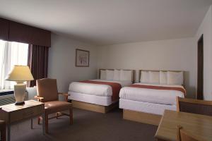 Postel nebo postele na pokoji v ubytování Aladdin Inn and Suites