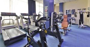 Fitness centrum a/nebo fitness zařízení v ubytování Best Western Plus Soave Hotel