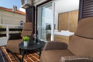 Posezení v ubytování Apartments Agape