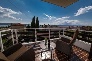 Balkón nebo terasa v ubytování Apartments Agape