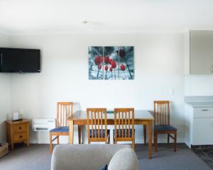 Posezení v ubytování Alpine Motel