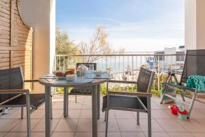 Balkón nebo terasa v ubytování Résidence Pierre & Vacances Premium Le Coteau et la Mer