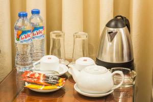 Kohvi ja tee valmistamise võimalus majutusasutuses My Lan Hanoi Hotel