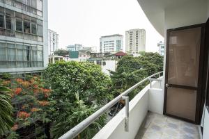 Rõdu või terrass majutusasutuses My Lan Hanoi Hotel
