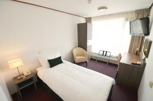 Postel nebo postele na pokoji v ubytování Hotel Faber