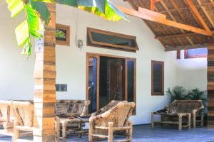 Χώρος καθιστικού στο Mellow Hostel