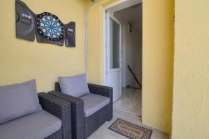 Uma área de estar em Apartment Marino