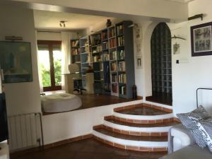 The library in the holiday home