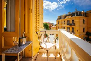 Balkón alebo terasa v ubytovaní Premium Apartments Villa Herkules