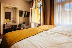 Posteľ alebo postele v izbe v ubytovaní Premium Apartments Villa Herkules