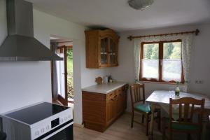 Kuchyň nebo kuchyňský kout v ubytování Chalet Katrin