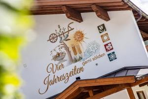 Certifikát, hodnocení, plakát nebo jiný dokument vystavený v ubytování Garni Vierjahreszeiten