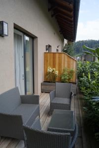 Ein Balkon oder eine Terrasse in der Unterkunft Villa Karin