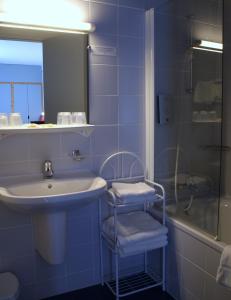 Ένα μπάνιο στο Hostellerie La Terrasse