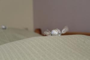 Postel nebo postele na pokoji v ubytování Gästezimmer Klopfer