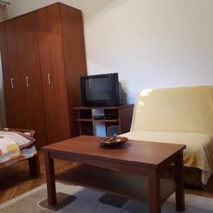 TV a/nebo společenská místnost v ubytování Lux