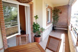 Balkón alebo terasa v ubytovaní Apartamento con encanto junto a la playa y en el centro del pueblo