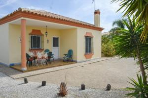 Bygningen som feriehuset ligger i