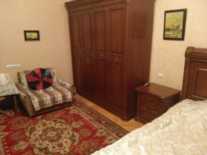 Postel nebo postele na pokoji v ubytování Sayat-Nova 2