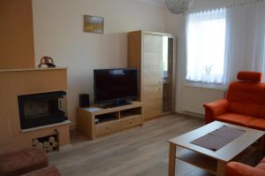 Μια τηλεόραση ή/και κέντρο ψυχαγωγίας στο Apartmán na Pálavě