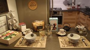 Coffee and tea making facilities at The black dog house