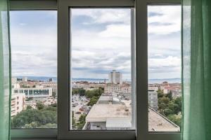 Nespecifikovaný výhled na destinaci Split nebo výhled na město při pohledu z apartmánu