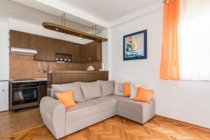 Kuchyň nebo kuchyňský kout v ubytování Apartment-center of Split